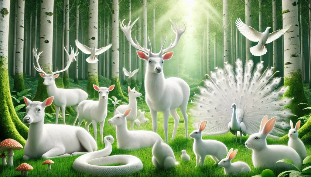 A genética do albinismo: o que torna alguns animais completamente brancos?