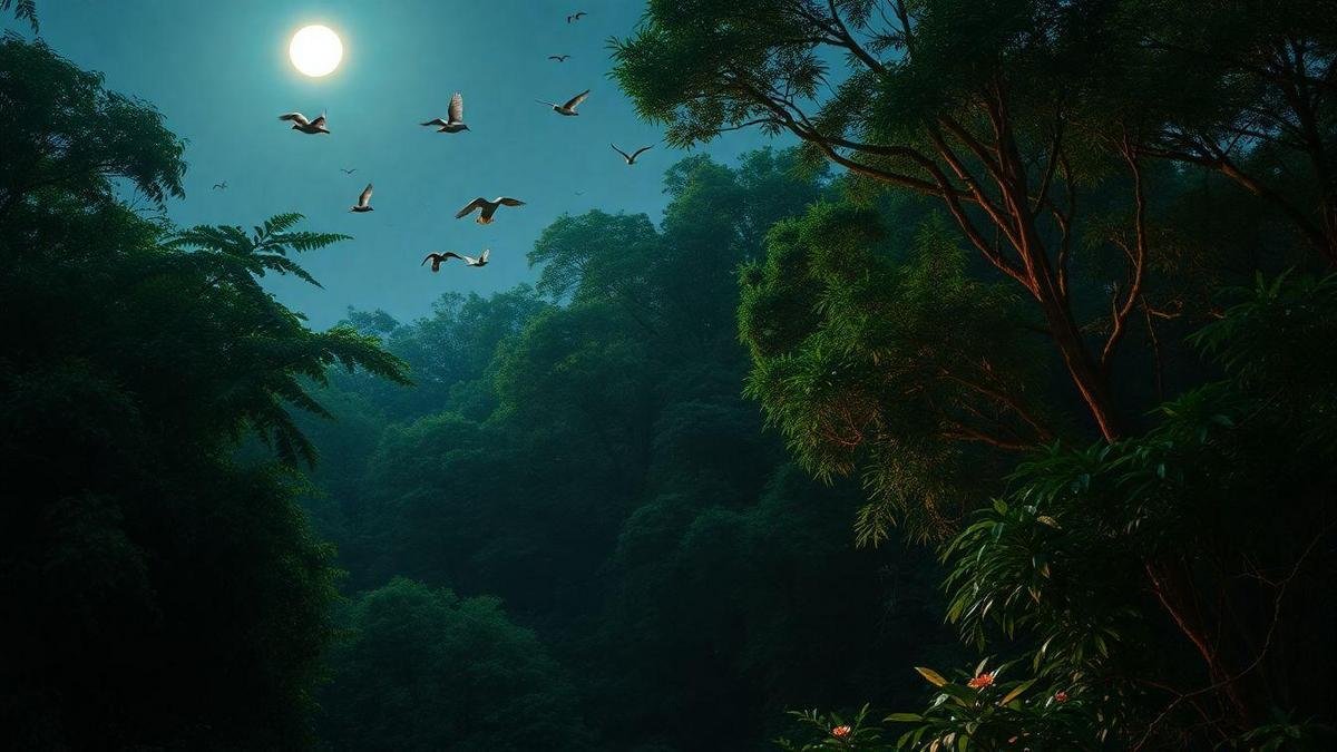 A Importância da Biodiversidade Noturna nas Florestas Que Nunca Dormem A Importância da Biodiversidade Noturna nas Florestas Que Nunca Dormem
