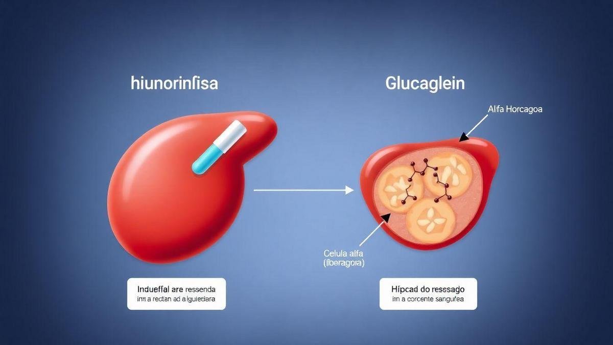 A Interação Entre Insulina e Glucagon