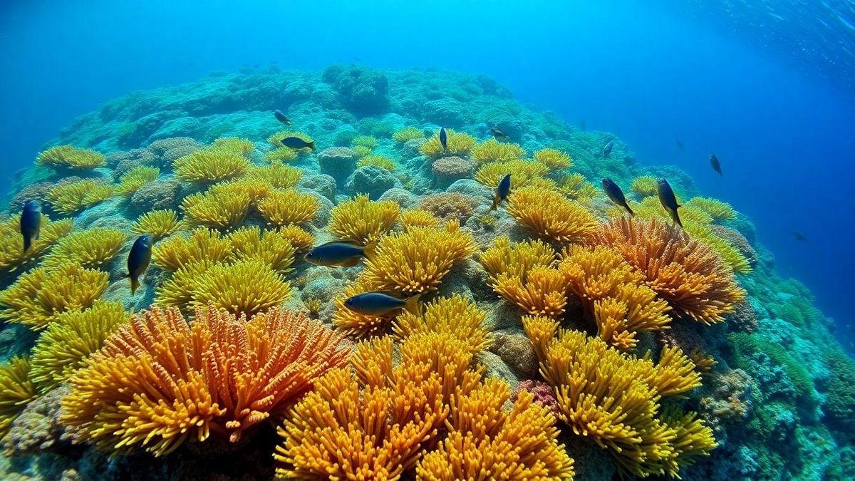 A importância das algas marinhas nos ecossistemas oceânicos A importância das algas marinhas nos ecossistemas oceânicos