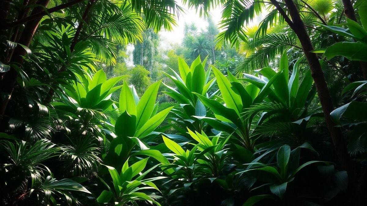 Características das Plantas que Vivem sem Luz Solar Direta