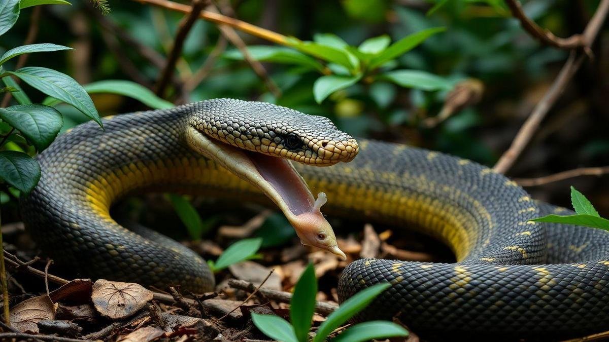 Fisiologia das Cobras e a Alimentação de Presas Maiores Fisiologia das Cobras e a Alimentação de Presas Maiores
