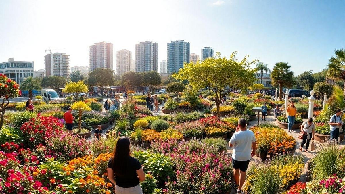 Jardins Urbanos e a Criação de Ecossistemas Urbanos