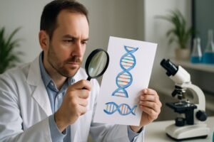 Como mutações no DNA e RNA influenciam doenças genéticas específicas