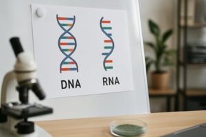 O que é DNA e RNA e como suas funções diferenciam processos biológicos